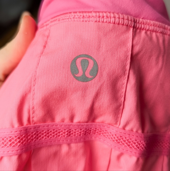 LULULEMON Pace Setter Skirt Pleated Mini Skort Pink 2 Tall - Picture 13 of 14